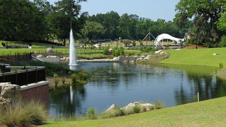 cascades park stormwater retention